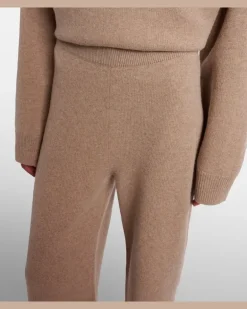 Jogginghose aus Wolle Beige