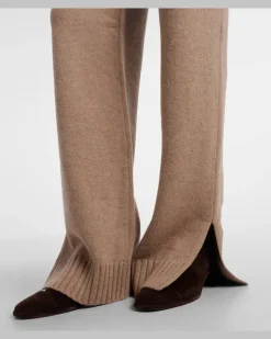 Jogginghose aus Wolle Beige