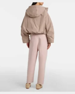 Jogginghose aus Wolle und Kaschmir Rosa