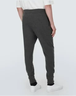 Jogginghose aus Wolle und Kaschmir Grau