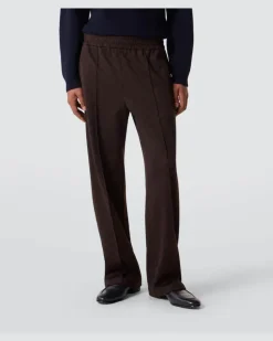 Jogginghose GG aus Jacquard Braun
