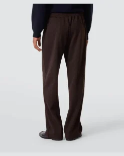 Jogginghose GG aus Jacquard Braun