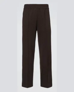 Jogginghose GG aus Jacquard Braun