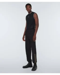 Jogginghose La Greca greca Schwarz