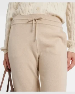 Jogginghose Merano aus Kaschmir Beige