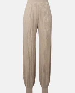 Jogginghose Plane Tree aus Kaschmir Beige