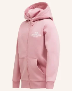 Jr Original Zip Hood Kapuzensweatshirtjacke rosa