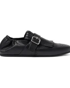 Julian Monk-Schuhe mit Fransen - Schwarz