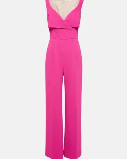 Jumpsuit Antica aus Crêpe Rosa