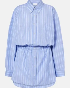 Jumpsuit aus Baumwollpopeline Blau