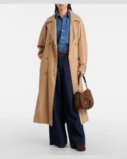 Jumpsuit aus Denim Blau