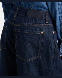 Jumpsuit aus Denim Blau