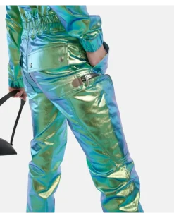 Jumpsuit aus einem Baumwollgemisch Blau