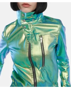 Jumpsuit aus einem Baumwollgemisch Blau