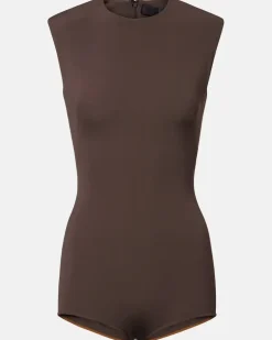 Jumpsuit aus Jersey Braun