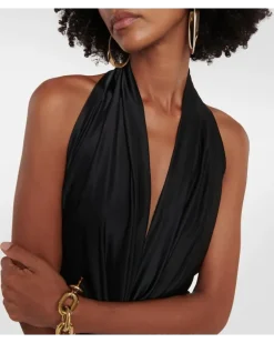 Jumpsuit aus Jersey Schwarz