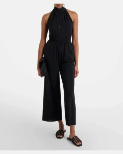 Jumpsuit aus Jersey Schwarz