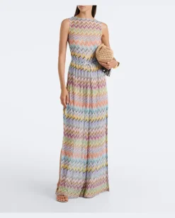 Jumpsuit aus Lamé Multicolor