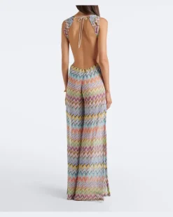 Jumpsuit aus Lamé Multicolor