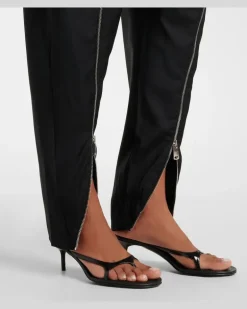 Jumpsuit aus Schurwolle Schwarz