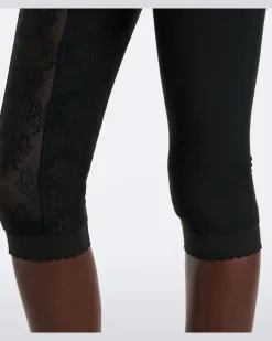 Jumpsuit aus Spitze Schwarz