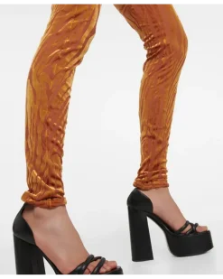Jumpsuit Benton aus Devoré Orange