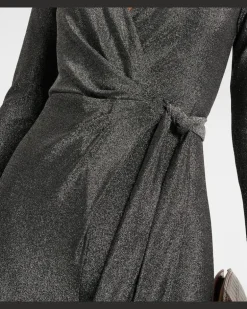 Jumpsuit Cosima Two aus Lamé Silber