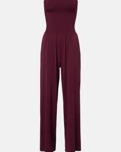 Jumpsuit Dao aus Jersey Burgunderrot