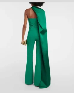 Jumpsuit Lollian Marmont aus Crêpe GrüN