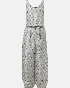 Jumpsuit Nadia aus Seidensatin Multicolor