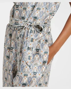 Jumpsuit Nadia aus Seidensatin Multicolor