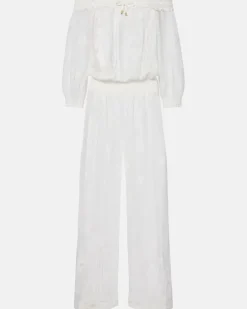 Jumpsuit Tully aus einem Baumwollgemisch Weiß