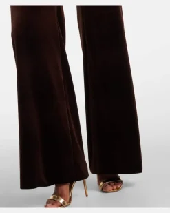 Jumpsuit Vesper aus Samt Braun