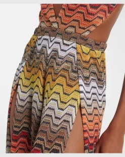 Jumpsuit Wave aus Häkelstrick Multicolor