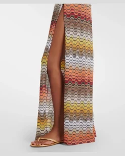 Jumpsuit Wave aus Häkelstrick Multicolor