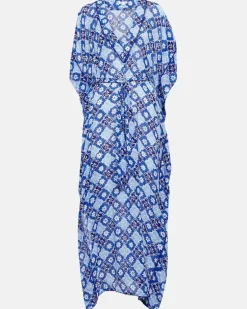 Kaftan Andrea Blau