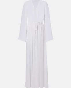 Kaftan Betty Weiß