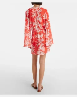 Kaftan Chloe aus Georgette Weiß