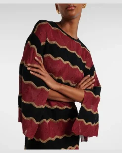 Kaftan Hang Ten aus einem Baumwollgemisch Multicolor