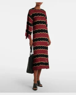 Kaftan Hang Ten aus einem Baumwollgemisch Multicolor