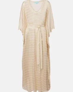 Kaftan June aus Häkelstrick Neutral