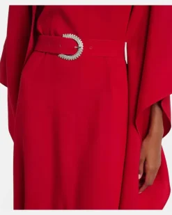Kaftan La Luna aus Cady Rot