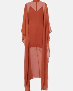 Kaftan Lanzarote aus Seidenchiffon