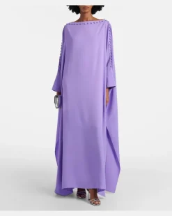 Kaftan Mila aus Cady Violett