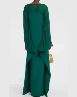 Kaftan mit Seide GrüN