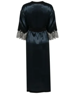 Kaftan mit V-Ausschnitt - Blau