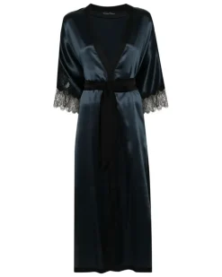 Kaftan mit V-Ausschnitt - Blau