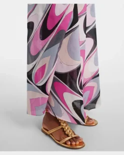 Kaftan Onde aus Baumwollmusselin Schwarz