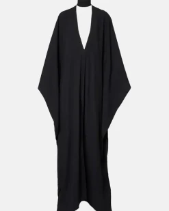 Kaftan OOO aus Crêpe-Cady Schwarz