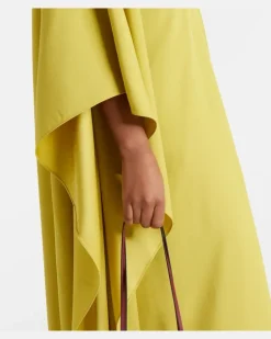 Kaftan OOO aus Crêpe Gelb